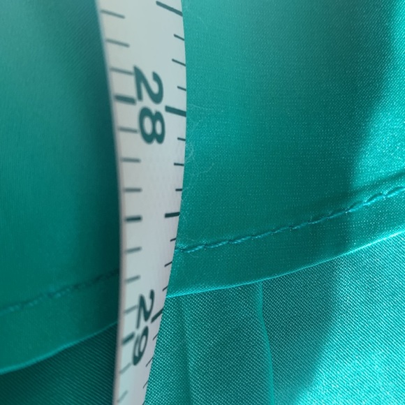 NWT L.I.F.E. Love Is For Eternity Green Dressy Blouse - Picture 5 of 11